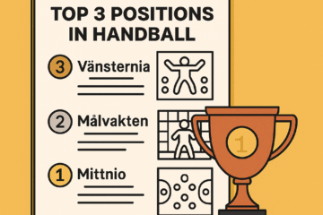 lista över viktigaste positionerna i handboll